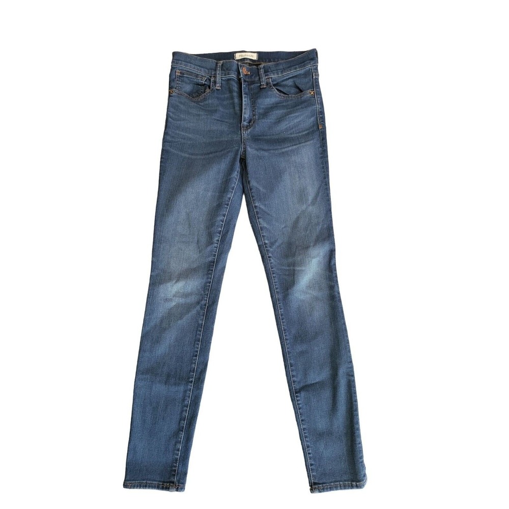 Madewell Roadtripper Jeans 27 Womens Skinny Leg Mid Rise Medium Wash Bottoms